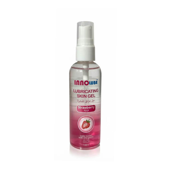 Lubricating Gel Strawberry Water-Based Condom Safe InnoLube 100ml
