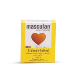Masculan Ribbed & Dotted Condoms for Enhanced Pleasure & Safety 3 Condoms