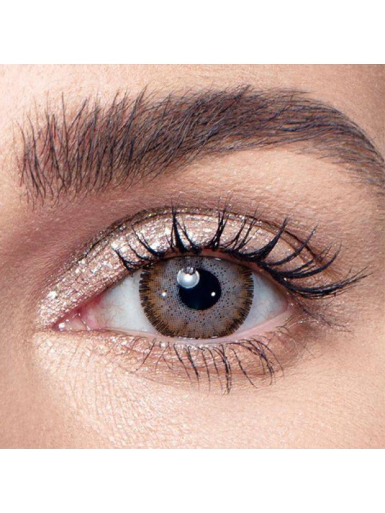 Daily Contact Lenses Brown Gray Hazel Blend Dry Eye Comfort Anesthesia 7-Day