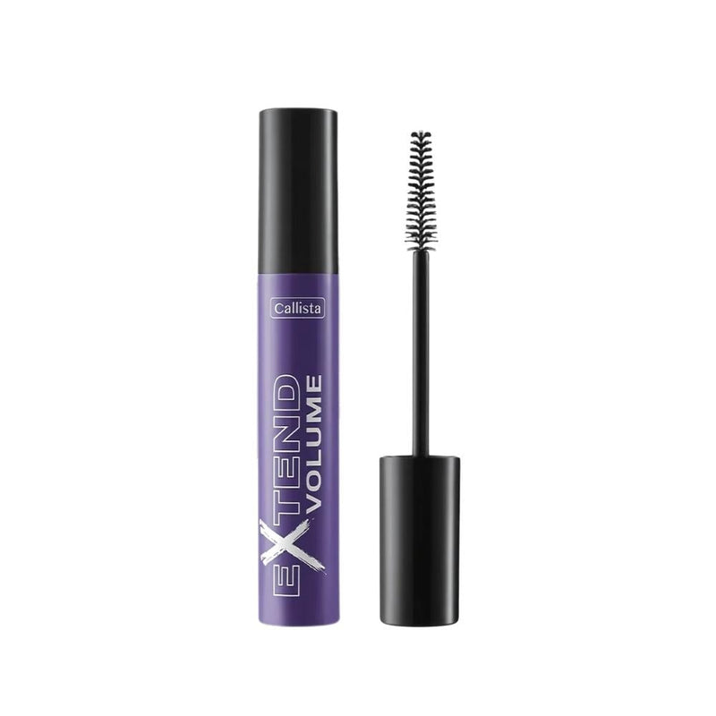 Callista Extended Volume Mascara 01 Bossgirl Black, Fiber-Infused, Clump-Free