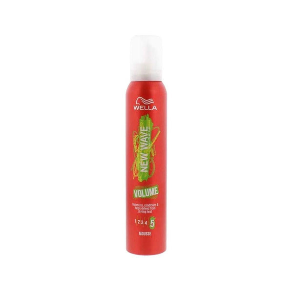 Mousse for Curly Hair Thickening Volume Wella New Wave 200ml