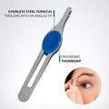 Salon System Precision Facial Tweezers for Eyebrow Shaping - Assorted Colors