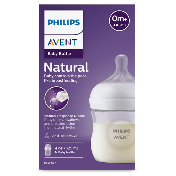 Feeding Bottle 500ml Natural Latch Newborn AVENT 125ml