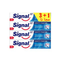 Signal Toothpaste, Fluoride and Calcium, 4 Pack, 75 ml
