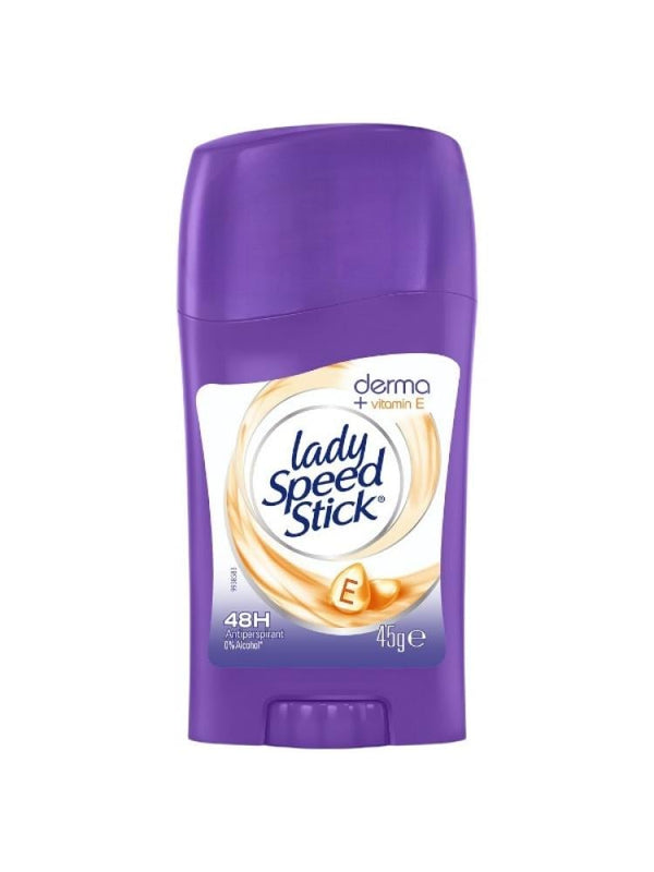 Lady Speed Stick Derma Antiperspirant Deodorant with Vitamin E - 45g