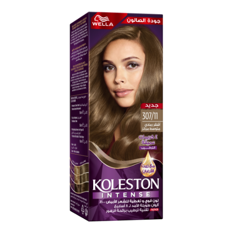Deep Ash Medium Blonde Hair Dye Permanent Colorant Koleston 60ml