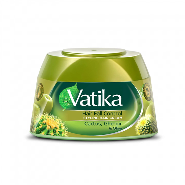 Vatika Hair Fall Control Cream with Aloe Vera, Olive & Henna, 210ml