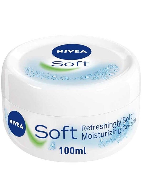 Moisturizing Cream Nivea Soft Jojoba Oil Vitamin E 100ml