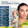 Retinol Serum Anti-Wrinkle Deep Lines Smoothing Advanced Clinicals 52ml