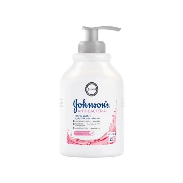 Antibacterial Hand Wash Almond Blossom Softening Gentle Johnson's 300ml