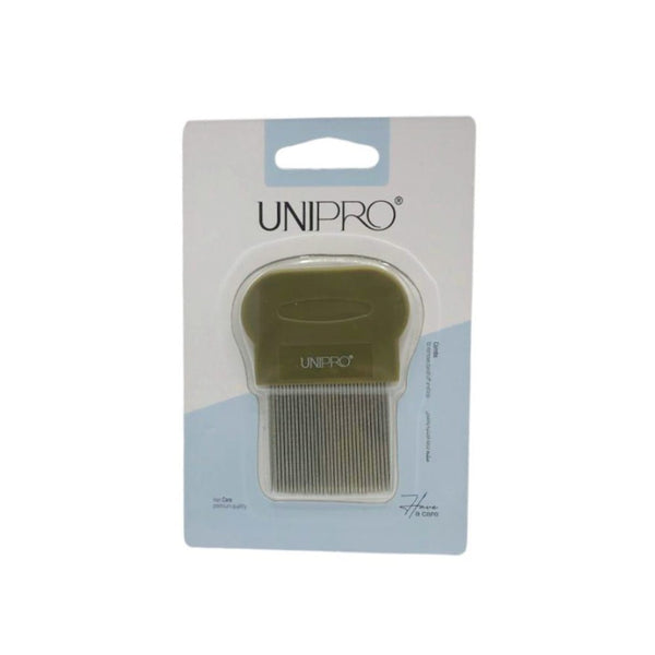 Unipro Long Tooth Iron Comb for Dandruff and Lice, Random Color