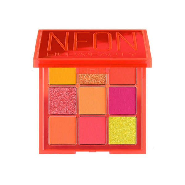 Huda Beauty Neon Obsessions Eyeshadow Palette - Orange, 9 Shades