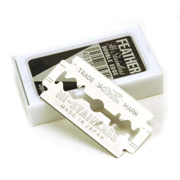 Feather High Stainless Double Razor Blades - 5 Pieces