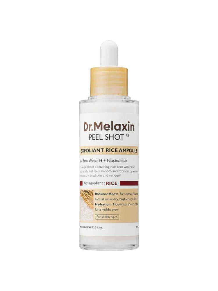 Ampoule Face Mask Exfoliating Brightening Rice Peeling Dr. Melaxin 80ml