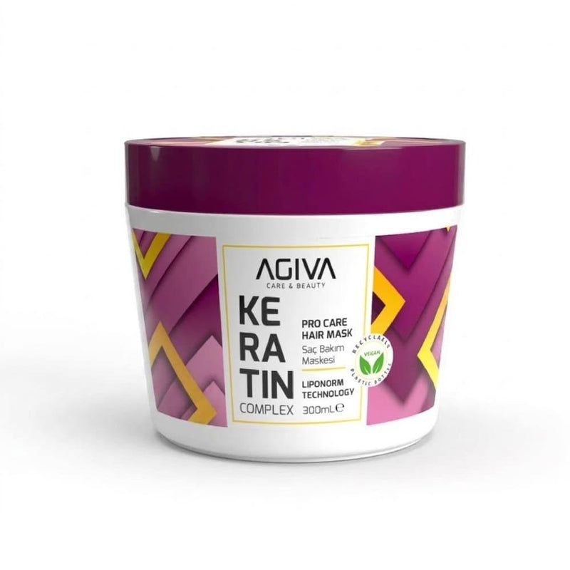 Keratin Hair Mask Intensive Repair Agiva 300ml