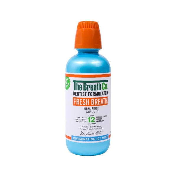 Best Mouthwash for Bad Breath Glacial Mint The Breath Co 500ml