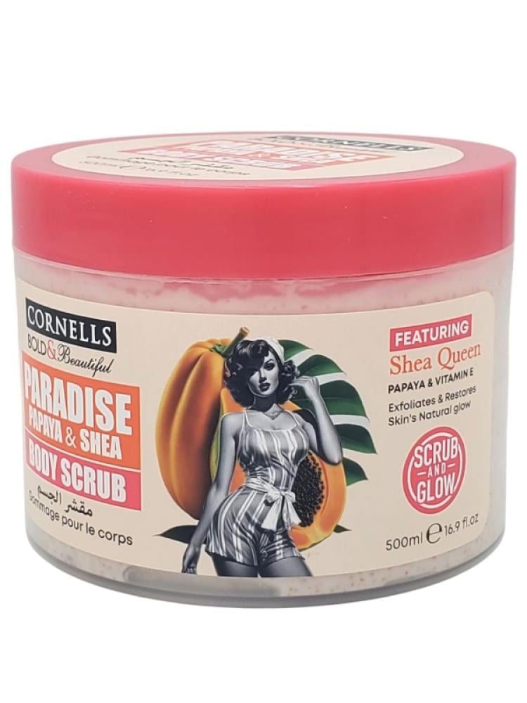 Cornells Shea Butter & Papaya Body Scrub - 500ml