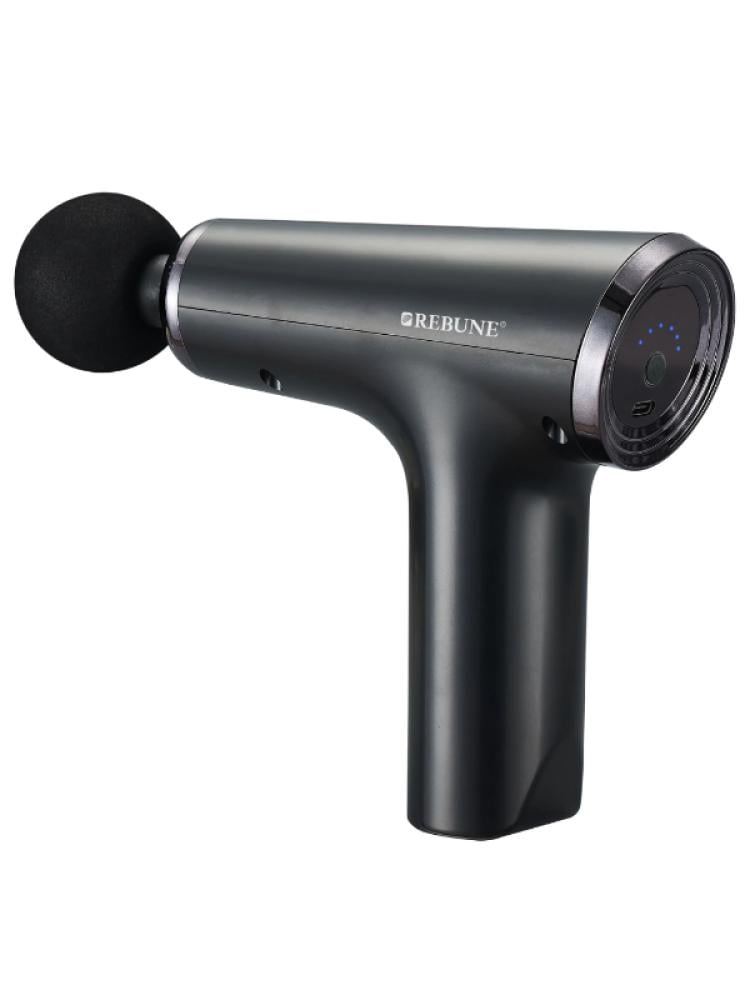 Best Percussion Massage Gun 6 Speeds Deep Tissue Rebune 30W Black
