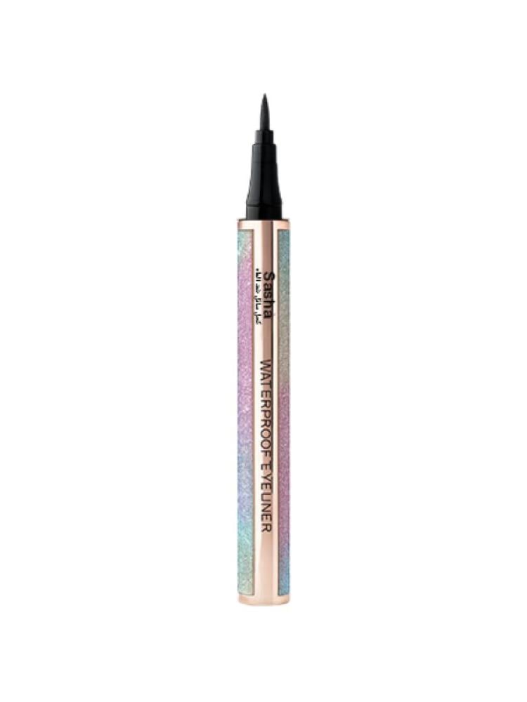 Black Liquid Eyeliner Waterproof Smudge-Proof Fine Tip Sasha 2g
