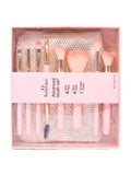 Ruby Face Makeup Brush Set BK25-002 - 8 Pieces - Soft Bristles