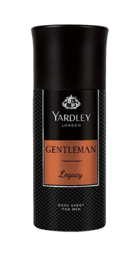 Yardley Gentleman Deodorant Body Spray - Long-lasting, Fresh - 150ml