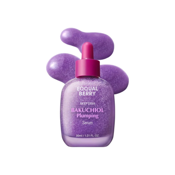 Eqqual Berry Bakchiol Rejuvenating Serum, Plant-Based Retinol Alternative, 30ml