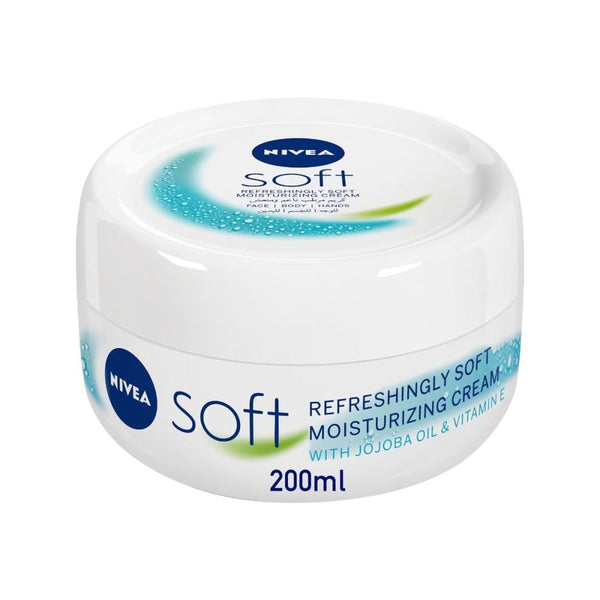 Soft Moisturising Cream Jojoba Oil Vitamin E Nivea 200ml