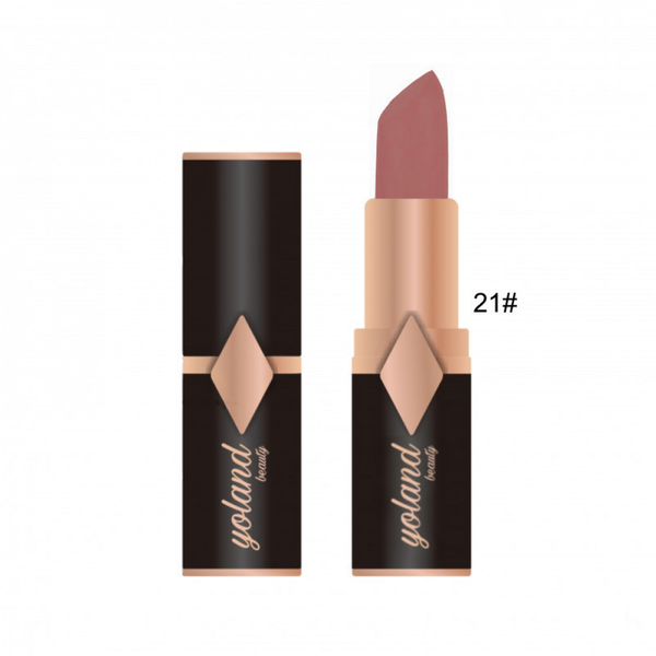 Yolande Beauty Tonay Creamy Rouge Lipstick 21, 3.8g, Matte Finish