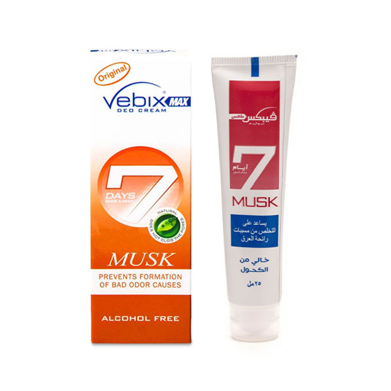 Vebix Musk Deodorant Cream Antiperspirant 25ml