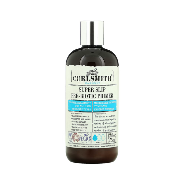 Curlsmith Super Sleep Pre-Biotic Hair Primer Treatment 12 fl oz