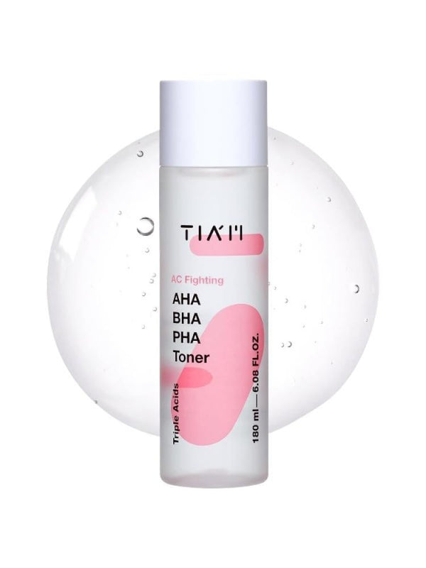 Tiam Triple Acid Acne Exfoliating Toner - AHA, BHA, PHA - 180ml