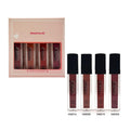 Make Over 22 Matte Liquid Lipstick Set, 4-Piece, Long-Lasting Bold Colors
