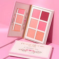 Beauty Creations Floral Bloom Blush Palette, 6-Color Cheek Makeup