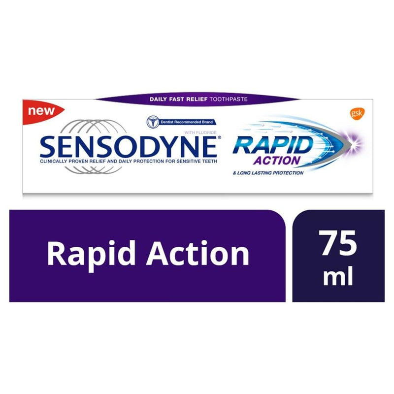 Best Sensodyne Toothpaste Daily Rapid Action Sensitivity Relief 75ml