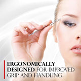 Titania Stainless Steel Tweezers Grooming Tool Precise Hair Removal 1090/61B