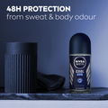 Nivea Men Cool Kick Roll-On Deodorant, 48-Hour Sweat Protection, 50ml