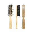 Queen Line Small Wooden Detangling Hairbrush, Compact Travel Size