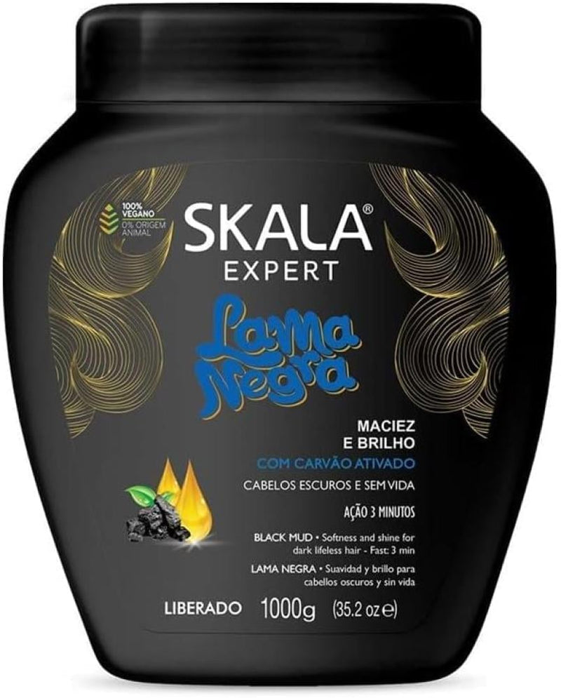 Lama Negra Black Mud Hair Treatment Conditioning Cream Skala Expert 1000g