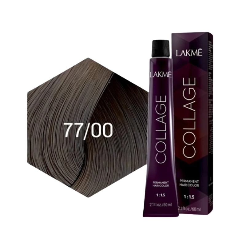 Lakme Permanent Hair Color, Medium Blonde Intense 77.00, 60ml