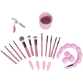 Ruby Face 22-Piece Makeup Brush Set - Pink