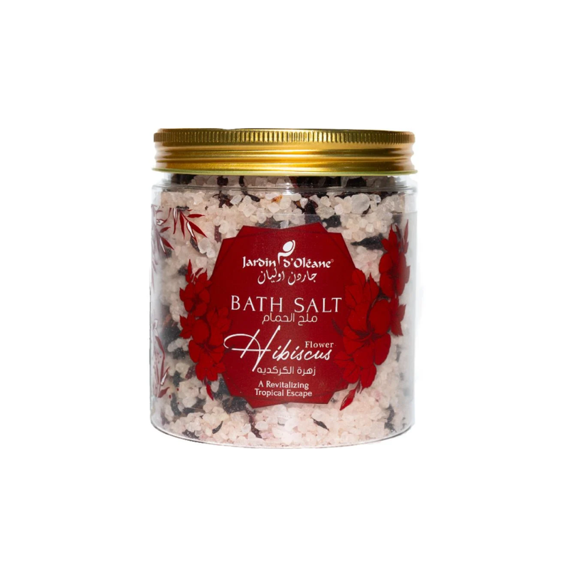 Garden Olean Hibiscus Bath Salt 500g Body Care Foot Soak