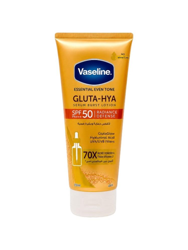 Body Lotion Gluta Hyaluronic Acid SPF 50 Brightening Vaseline 180ml