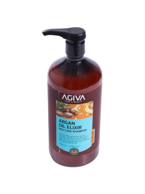 Agiva Argan Oil Shampoo for Hydration and Shine - 1000 ml