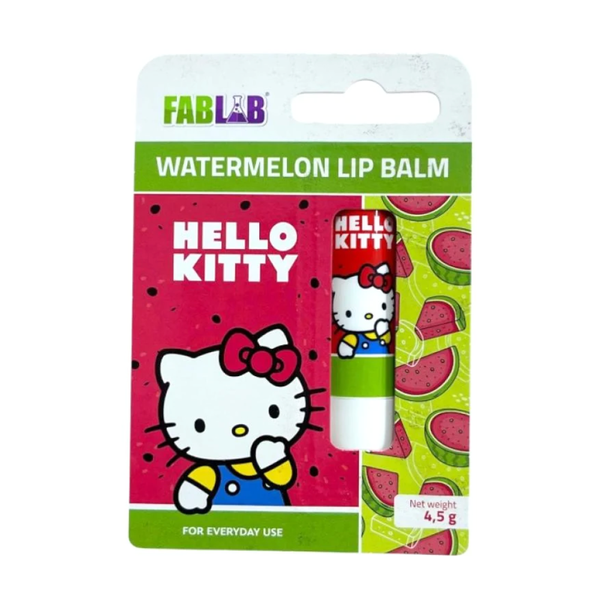 Fab Lab Hello Kitty Watermelon Flavor Lip Balm, 4.5g