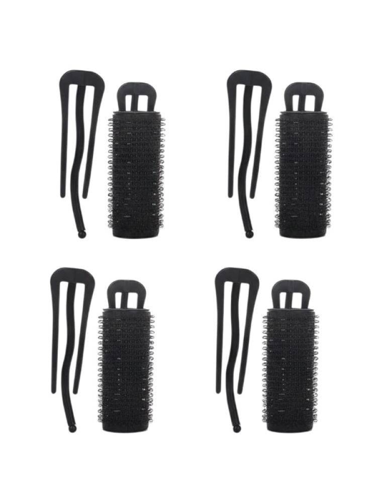 Salon System Hair Rollers with Clips - 4 Pieces, Assorted Colors