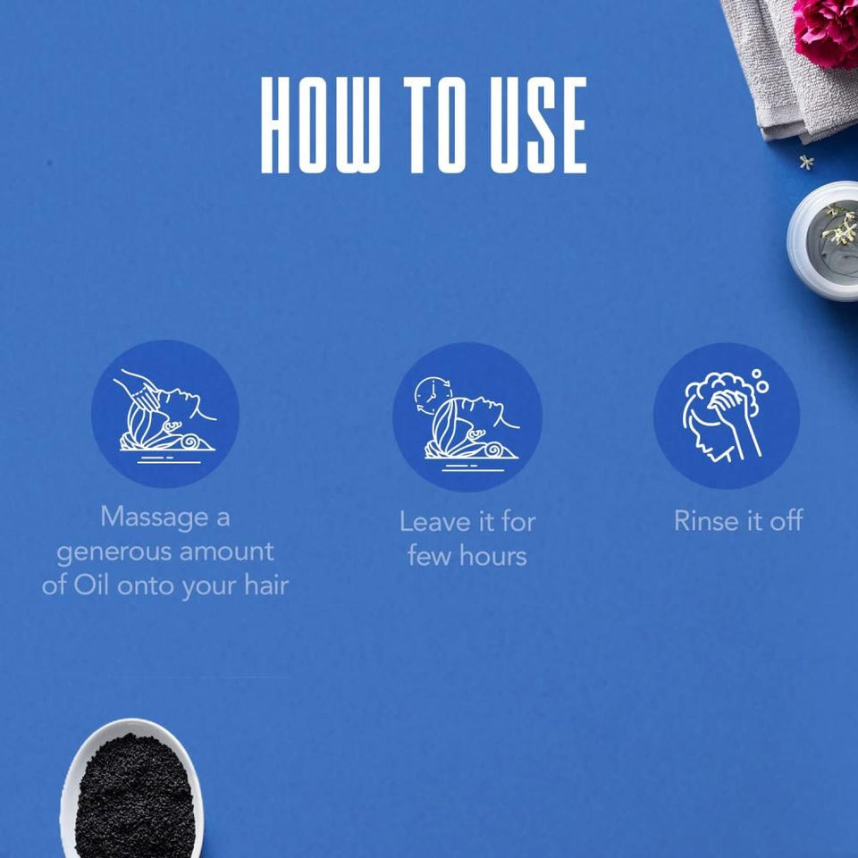 Vatika Black Seed Hair Oil Nourishing & Strengthening Hair Treatment 200ml