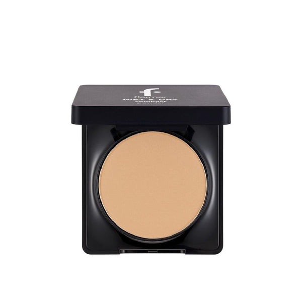 Best Face Powder Compact Wet & Dry Pressed Shine Control Flormar 009 Honey