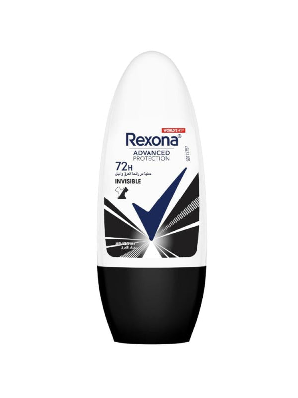 Roll On Deodorant Invisible 72h Protection Rexona 50ml