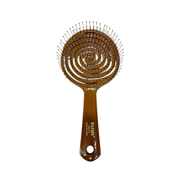 Shams 18213 Detangling Hairbrush Flexible Bristles for Wet and Dry Hair