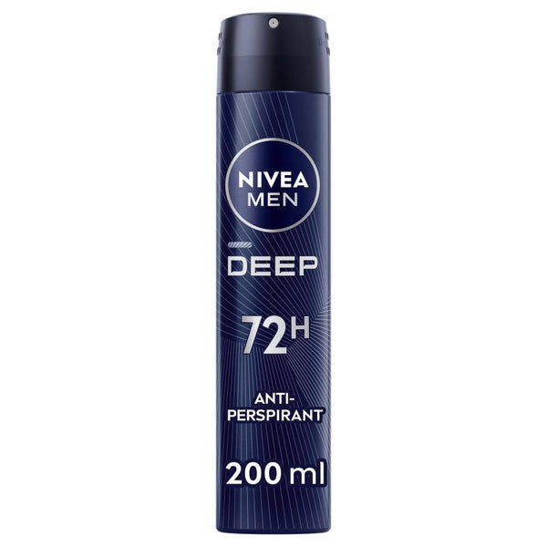 Nivea Men Deodorant Spray Deep Dry Clean Charcoal 200ml